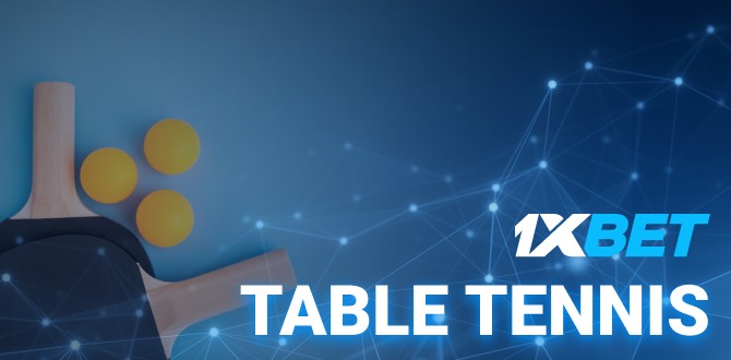 1xbet table tennis